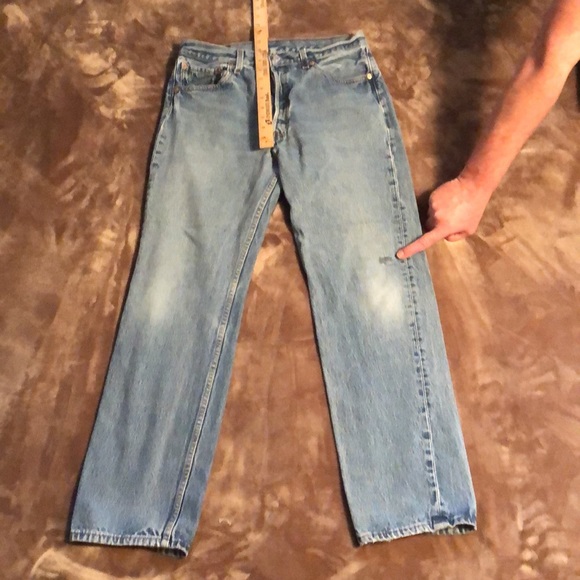 VINTAGE 501 Levi’s (1997, 1999, & 2001) red tag Jeans (lot of 5) | 34 x 32 - Picture 7 of 17